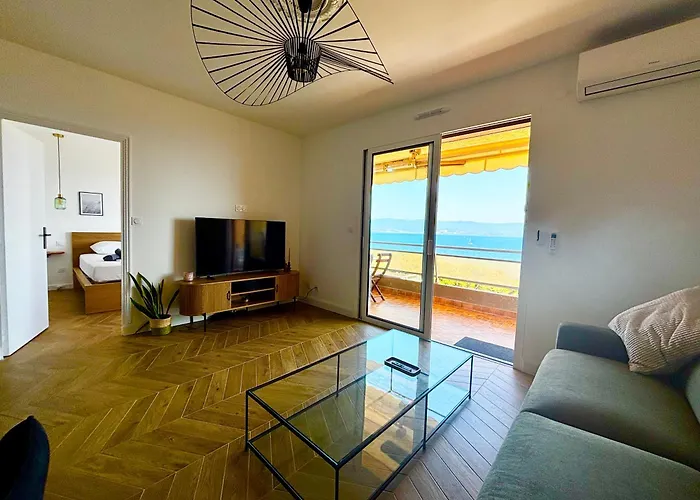 Casamea - 5min, Vue Mer, Terrasse, Clim Lägenhet Ajaccio (Corsica)